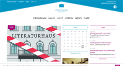 Desktop Screenshot of literaturhaus-hamburg.de