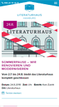 Mobile Screenshot of literaturhaus-hamburg.de